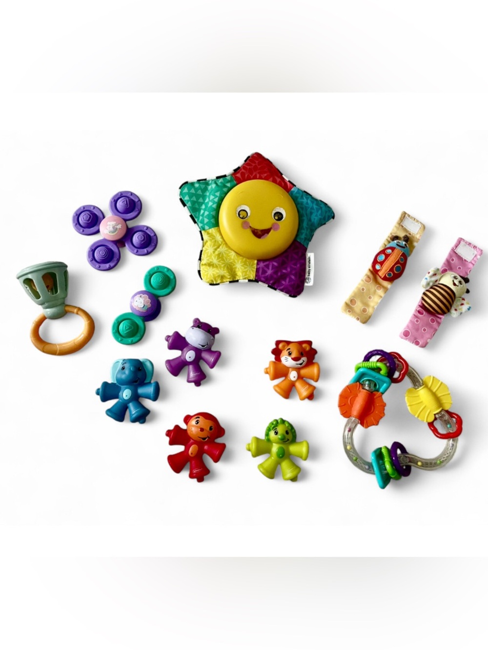 Bright Star Multi-Color Soft Sensory Toy Set - Unbranded